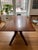 Moderncre8ve "Zoe" Solid Walnut Dining Table — Mid-Century Danish Modern For Sale - Image 9 of 10