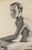 1920s Vintage Art Deco Charcoal Male Nude Figure Drawing by Anne Neumark 1928 For Sale - Image 5 of 6