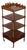 English 19th Century Walnut Barley Twist Tiered Shelf on Casters with Drawer For Sale