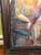 Large Picasso Style Mid-Century Modern Oil on Board of Women For Sale - Image 9 of 13
