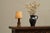 Brown Mid-Century Accent Table Lamp in Oak and Patinated Brass with Raffia Shade, 1950s For Sale - Image 8 of 11