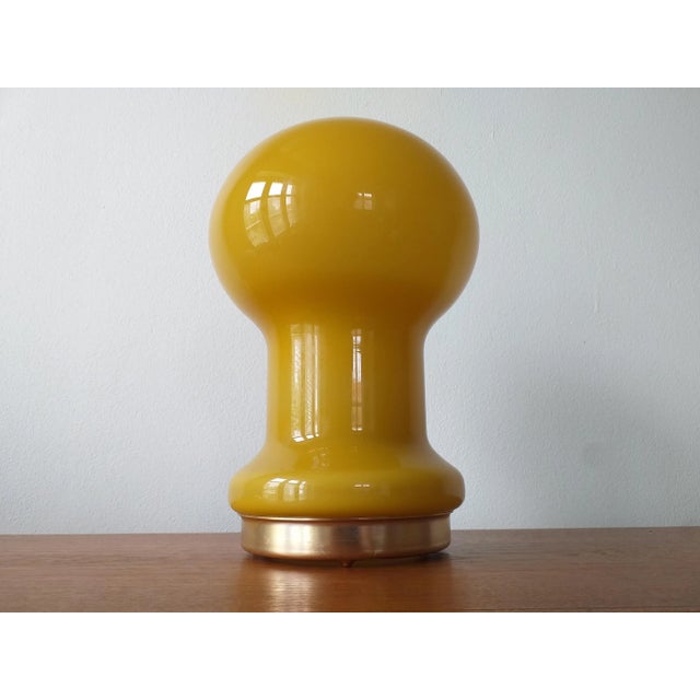 Mid-Century Modern Glass Table Lamp, 1970s For Sale - Image 3 of 12