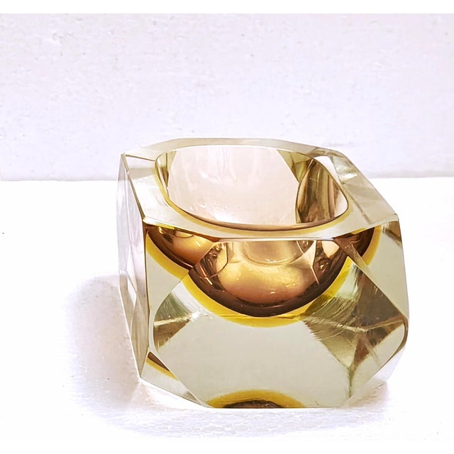 1960s Vintage Murano Sommerso Glass Ashtray by Bucella Cristalli, 1960s For Sale - Image 5 of 18