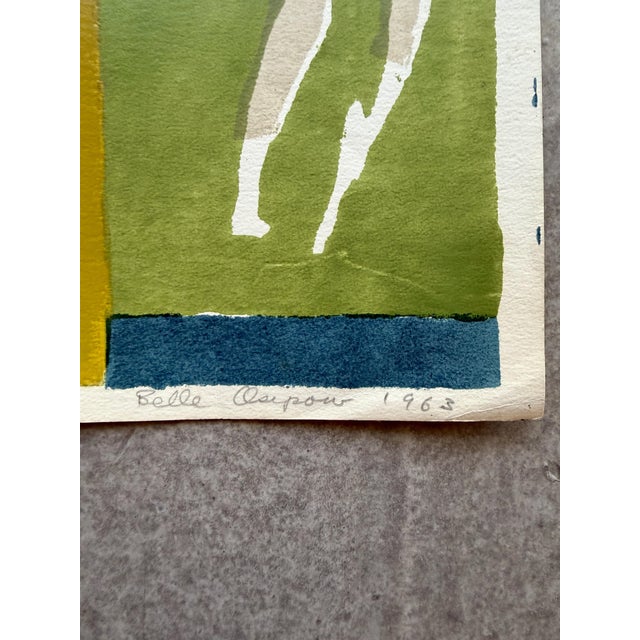 1963 Belle Osipow Signed Serigraph "Foot Featly Here and There" Immaculate Heart College Sister Magdalen Mary Pop Art For Sale - Image 4 of 13