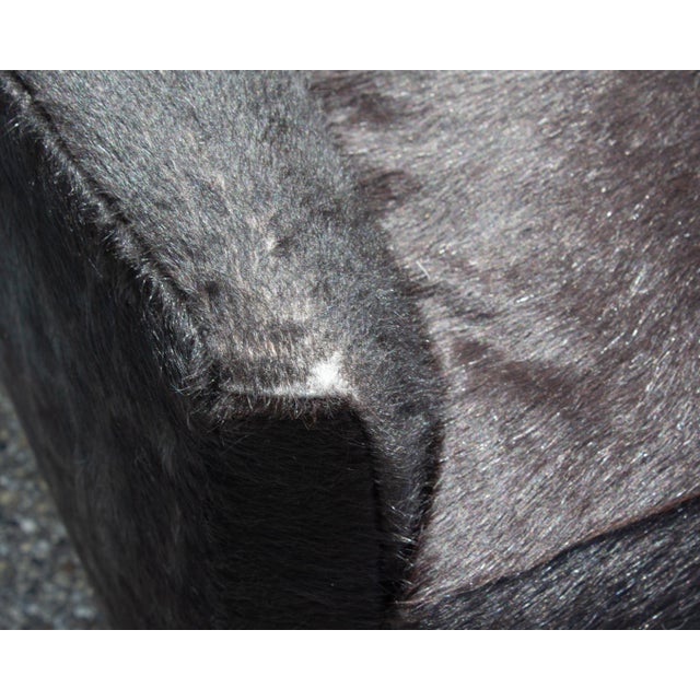 Early 21st Century Verellen “Murphy” Black Hair on Hide Armchair For Sale - Image 5 of 7