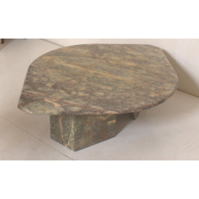 Vintage Italian Onyx Coffee Table, 1970s For Sale - Image 9 of 11
