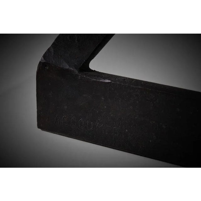 Abstract Metal Sculpture by Jean Lascoumes, 1930s For Sale - Image 9 of 10