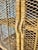 Vintage Woven Wicker Etagere Cabinet Hutch For Sale In Tampa - Image 6 of 12