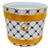1960s 1960s Louis XVI Style Blue & White 24 K Gold Mangani Cachepots - a Pair For Sale - Image 5 of 10