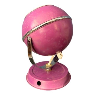 Vintage Space Age Purple Eyeball Desk Lamp For Sale