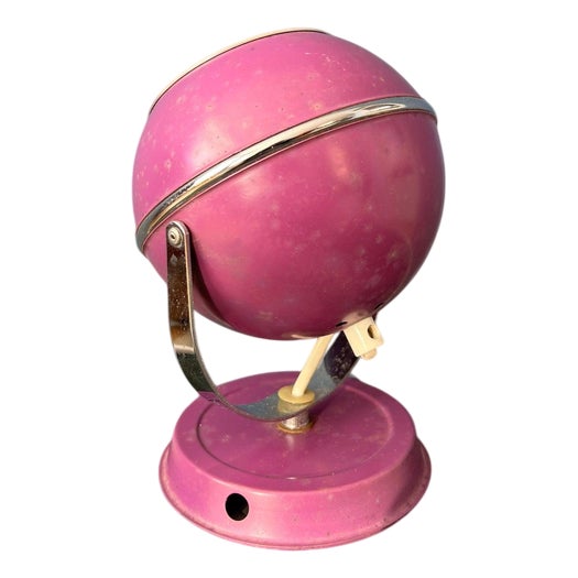 Vintage Space Age Purple Eyeball Desk Lamp For Sale