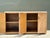 Tan Vintage Minimalist Washed Wood Credenza For Sale - Image 8 of 12