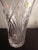 Capri Crystal Italy Clear Crystal Ruffled Vase For Sale - Image 4 of 9