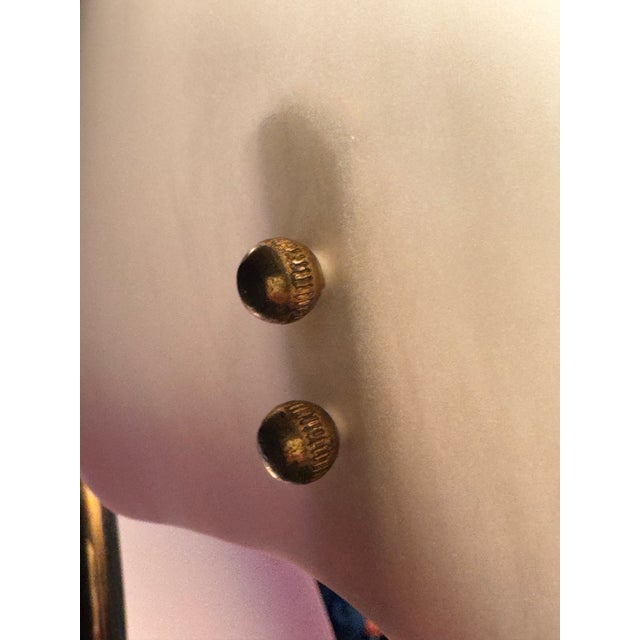 Vintage Regency Hollywood Lotus Lamp With Pink Lucit Petals. Possibly Geru Lights From the 1950s. For Sale - Image 9 of 12