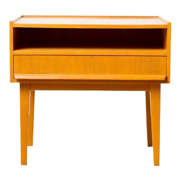 1950s Russel Wright Mid Century Modern One Drawer Nightstand For Sale