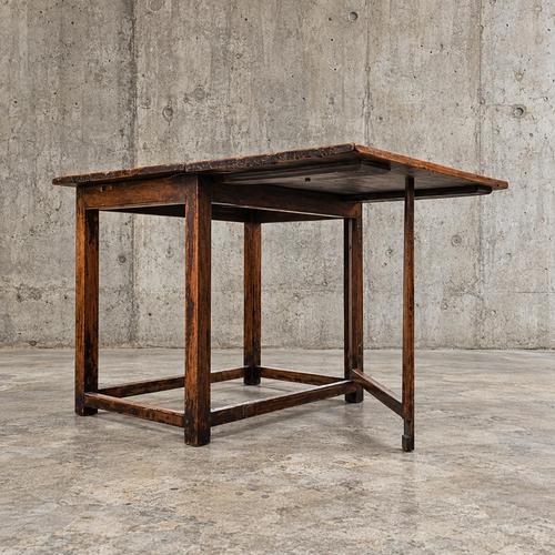Drop Leaf Gate Leg Side Table, 1930s For Sale - Image 3 of 6