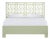 Chippendale Platform Bed California King - Celery Green For Sale