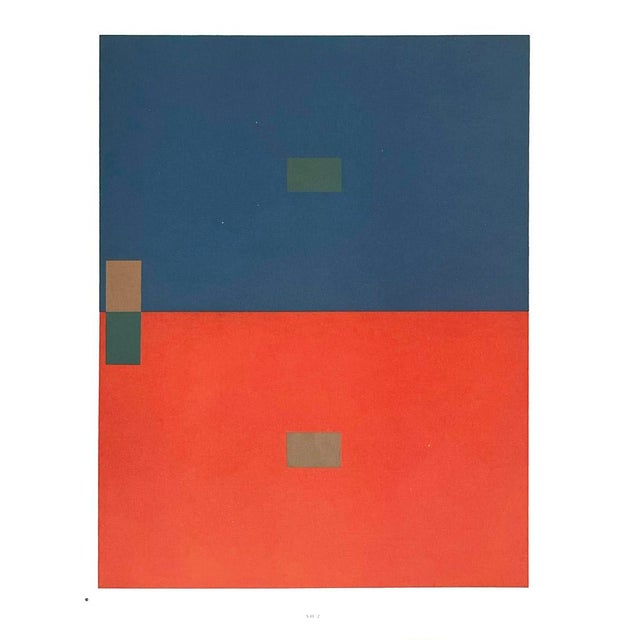 Artist: Josef Albers Country: Germany-USA Title: Plate VII-2 Paper Size: 13.50 x 10.50 inches on Munken Print Cream...