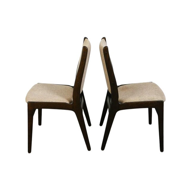 Wood 1970s Set 4 Danish Mid Century Modern Dining Chairs For Sale - Image 7 of 11