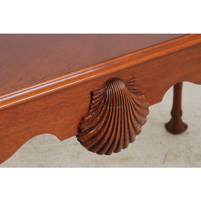 Brown Kindel Irish Georgian Style Mahogany Console Table For Sale - Image 8 of 14
