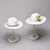 White Ceramic Table Lights, Italy, 1970s, Set of 2 For Sale - Image 8 of 10