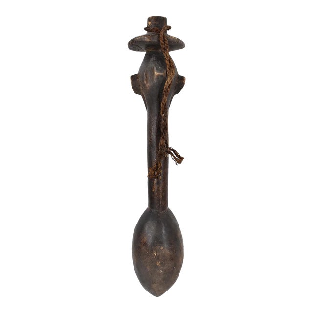 Early 20th Century Teke Figural Spoon For Sale