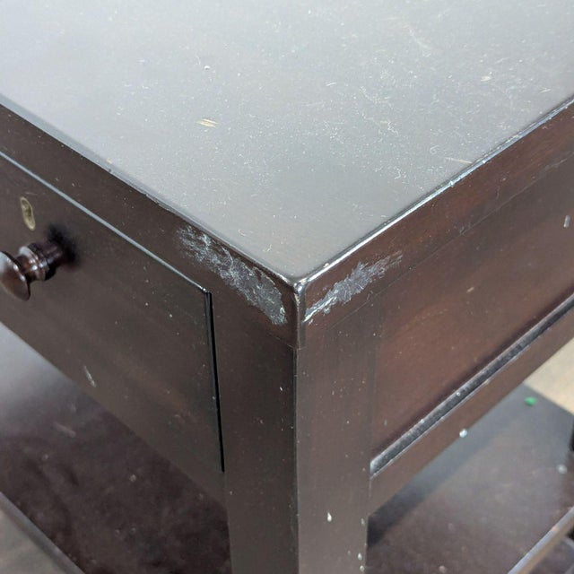 Pottery Barn Farmhouse Bedside Table For Sale - Image 9 of 10