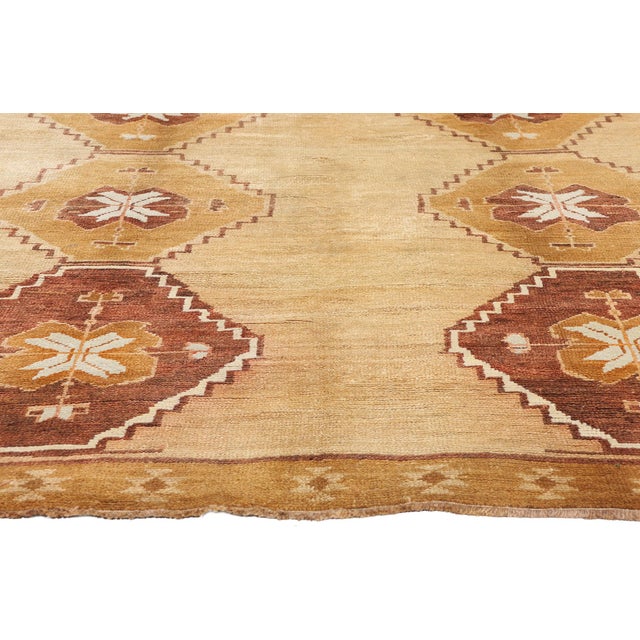 Vintage Turkish Kars Rug - 07'06 X 11'10 For Sale - Image 4 of 10