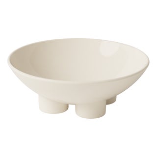 FrUUUUit Super Glossy Bone Fruit Bowl by Burgio. For Sale