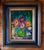 David Burliuk (1882–1967) Signed Expressionist Oil Painting, Floral Still Life With House-Vase For Sale - Image 4 of 5