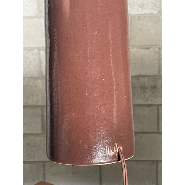 1960s Jane and Gordon Martz Large Table Lamps, Marshall Studios, Ceramic- a Pair For Sale In Philadelphia - Image 6 of 8