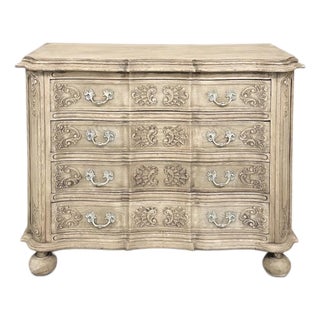 Antique French Louis XIV Commode ~ Chest of Drawers in Stripped Oak For Sale