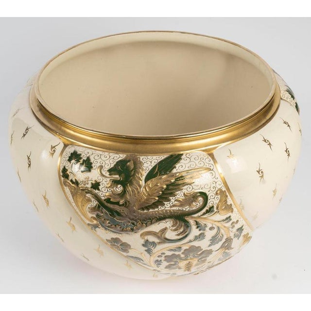 Ceramic 20th Century Porcelain Cachepot For Sale - Image 7 of 9