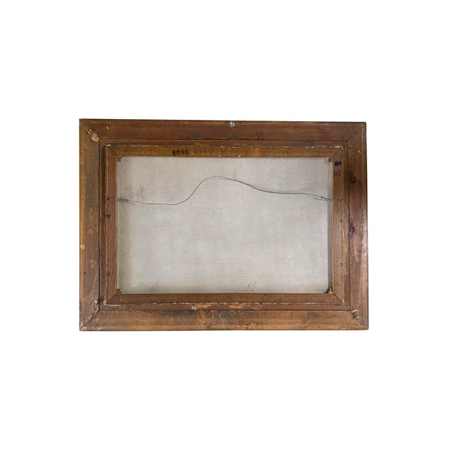 Wood Mid 20th Century Framed Still Life of Chickens For Sale - Image 7 of 7