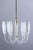 Mid-Century Modern Chandelier with 6 Opaline Glass Shades, 1950 For Sale - Image 3 of 10