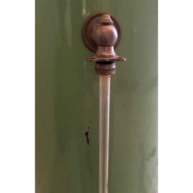 Vintage Mid-Century Jade Green Coffee Urn For Sale - Image 4 of 12