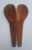 This is a vintage 1960s set of Monkey Pod wood salad tossing and serving spoons made in the Philippines in the 1960s. They...