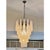Mid-Century Modern Mid Century Modern Venetian Murano Glass “Conchiglie” Chandelier in Black Nickel For Sale - Image 3 of 7