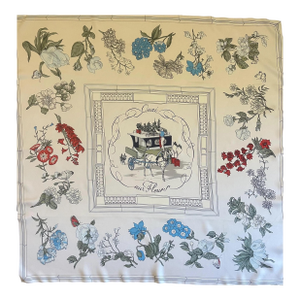 Hermès Scarf “Quai Aux Fleurs” 2, 1952