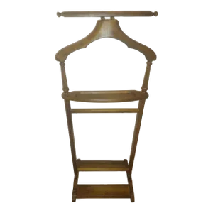Mid 20th Century Butler Brand 973 Wood Valet Stand