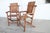 Wood Late 20th Century Pair of Large Wood Deck Adirondacks Style Garden Arm Chairs For Sale - Image 7 of 12