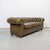 Vintage 1960s English Chesterfield Sofa in Olive Green Leather For Sale - Image 4 of 12