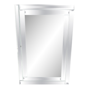 Bevelled Mirror 24x36 Frame Studio Made c1970s Wall Mirror MINT