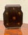 Metal Antique Chinese Inlaid Wood Jewelry Box with Decorations in Relief, 1800s For Sale - Image 7 of 9