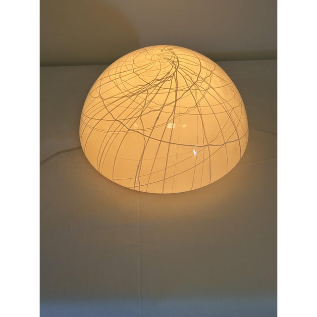 Travertine and Glass Lamp from La Murrina, 1970s For Sale - Image 4 of 10