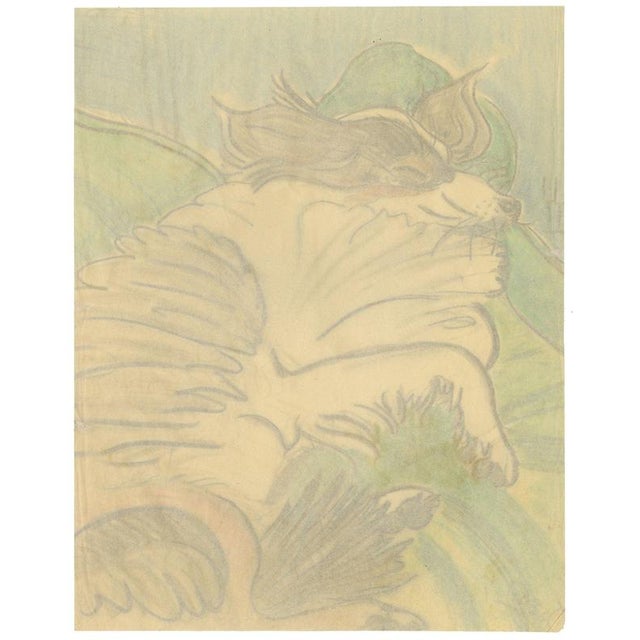 1930s Jean Mary Ogilvie Sleeping Collie Dog, 1930s For Sale - Image 5 of 7