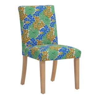 Chelsea Dining Chair in Blue Citrine Loiret For Sale
