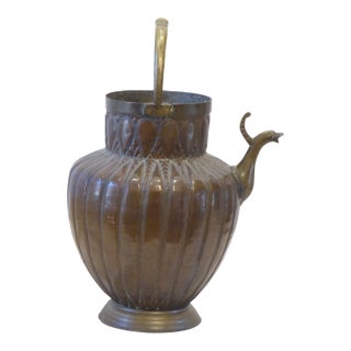19th Century Middle Eastern Bronze Ewer For Sale