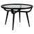 Round Semi-Matte Black Lacquered Coffee Table by Nicolay Diulgheroff, Italy, 1950s For Sale - Image 12 of 12