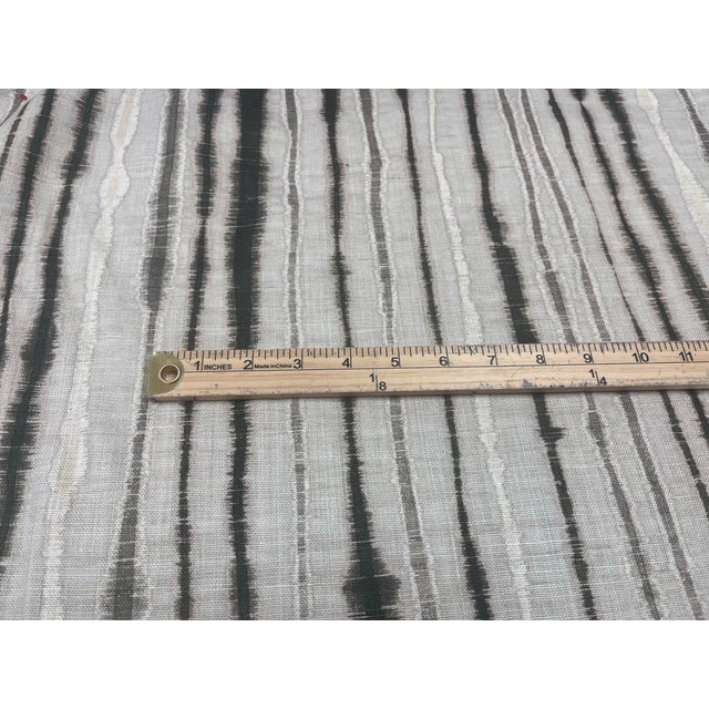 GP&J Baker linen Linear fabric in Neutral. 58” wide. This fabric comes in several pieces, let us know if there is a...